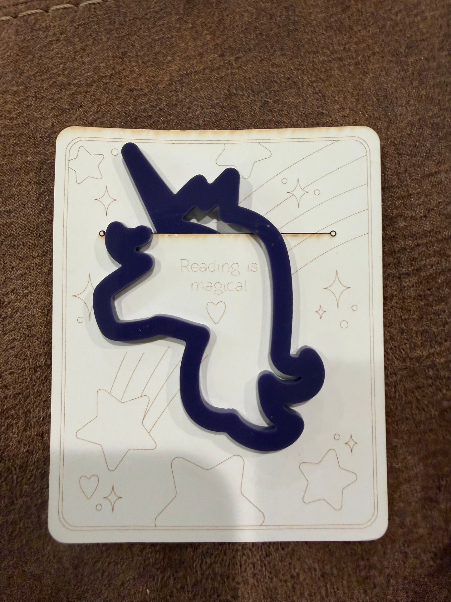 Acrylic Unicorn Clip