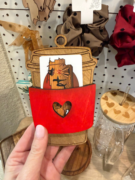 Cup of Love Gift Card Holder