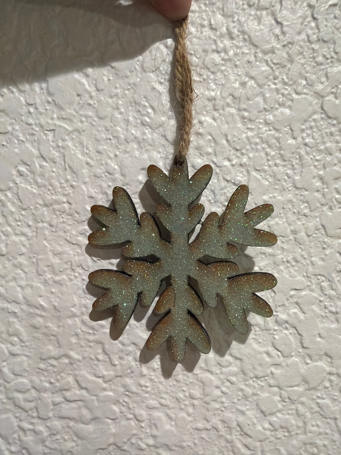 Snowflake Glitter Ornament